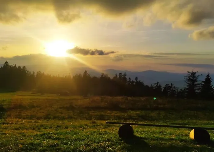 Prázdninový dům Beskidzka Stodola Przy Szlaku Z Pieknym Widokiem Zlatna