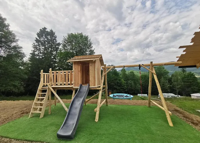 Beskidzka Stodola Przy Szlaku Z Pieknym Widokiem Zlatna